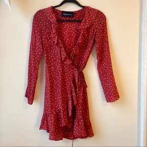 Réalisation Par - Red Star Alexandra wrap dress